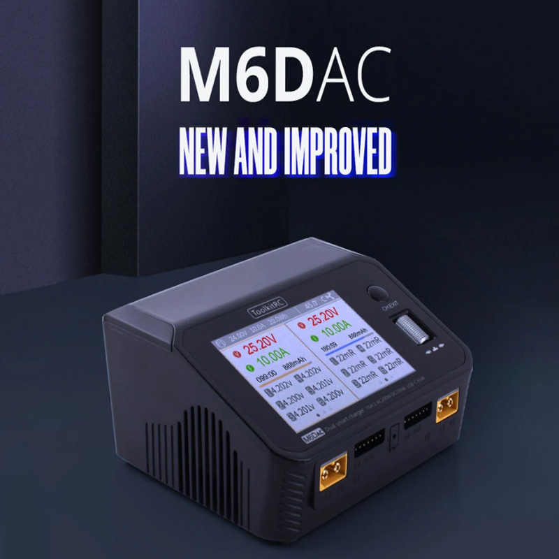 ToolkitRC M6DAC デュアルチャンネルスマートリ - Toolkitrc M6Dac Smart Charger のレビューと価格