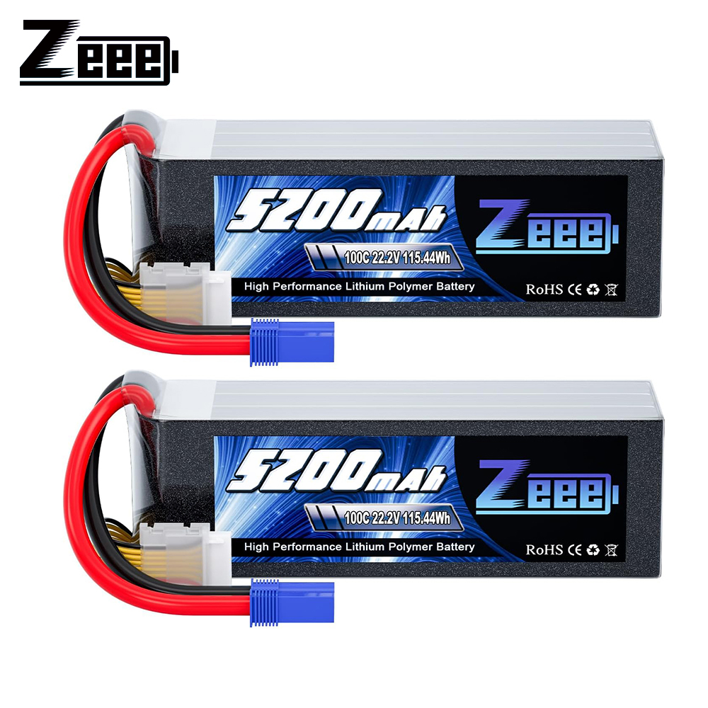 Zeee 6S 5200mAh Lipo バッテリー 22. - 6S Lipo Battery 22.2V 5000Mah のレビューと価格